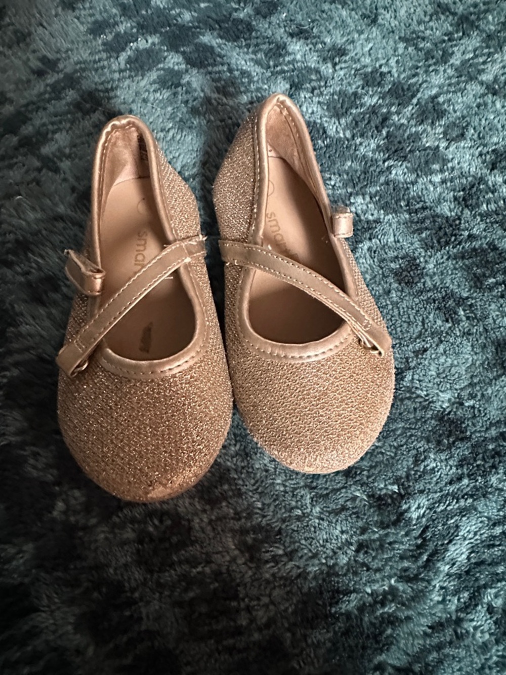 Girls' Sparkle Mary Jane Shoes - Gold